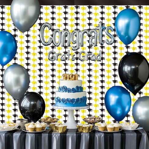 Goer Foil Starter Backdrop لحفلة عيد الميلاد | الدعائم المعدنية لتصوير الباحثين لحفلة البكالوريوس | ليلة رأس السنة ، زينة حفل التخرج (كرة ديسكو الفضية ، عدد 2 (حزمة 1)) in Kuwait