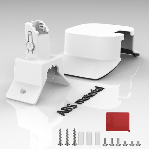 Corner Mount Bracket +Rain Shade Cover Compatible with eufy Security SoloCam E30 Solar Camera/eufy Security 4G LTE Cam S330 Camera,for Eufy Security Cameras Mounting Accessories (1pack,White) in Saudi Arabia