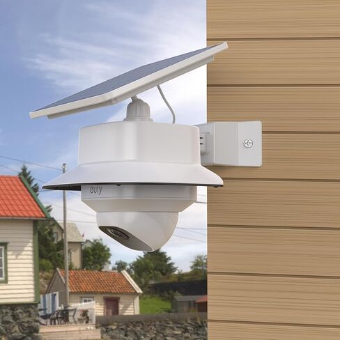 Corner Mount Bracket +Rain Shade Cover Compatible with eufy Security SoloCam E30 Solar Camera/eufy Security 4G LTE Cam S330 Camera,for Eufy Security Cameras Mounting Accessories (1pack,White) in Saudi Arabia