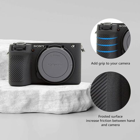 حالة Muziri Kinokoo لـ Sony A6700 ، حالة حماية من السطح الناعم المتجمد من أجل Sony A6700/ Alpah 6700 Digital Camera - Case A6700 Coffee - Coffee - Coffee in Saudi Arabia