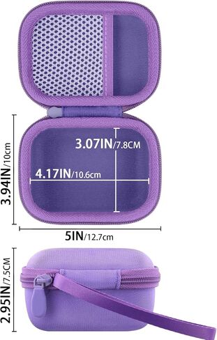 Camera Case for CHUZHAO Vintage Mini Digital Camera,Compatible with Portable TLR Style Retro Compact Small Pocket Autofocus Camera(Purple Case) in Kuwait