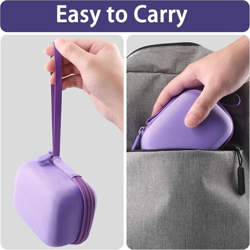 Camera Case for CHUZHAO Vintage Mini Digital Camera,Compatible with Portable TLR Style Retro Compact Small Pocket Autofocus Camera(Purple Case) in Kuwait
