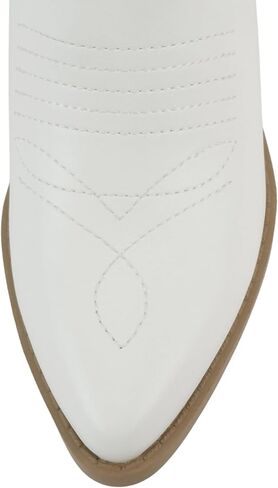 Soda Rider ~ Women Mid-Calf Western Cowboy Boots with Pointed Toe & Side Zipper in Kuwait