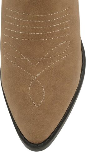 Soda Rider ~ Women Mid-Calf Western Cowboy Boots with Pointed Toe & Side Zipper in Kuwait