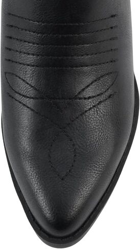 Soda Rider ~ Women Mid-Calf Western Cowboy Boots with Pointed Toe & Side Zipper in Saudi Arabia