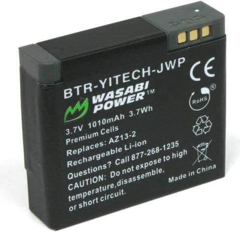 Wasabi Power Battery for YI Technology YI Action Camera (Official U.S. Edition) and YI 88001, 88002, 88009, 88010, 88011 in Saudi Arabia