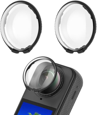 Lens Guards/Lens Protective Cover for Insta360 X4, high transmittance, easy to install,Anti-fog Scratch-resistant (Pink-PC Material) in Saudi Arabia
