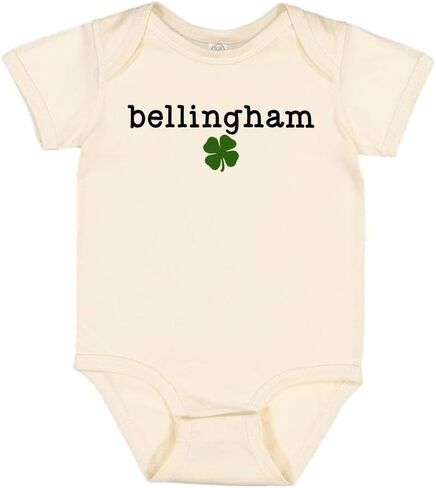 TATY Kids Bellingham Shamrock Baby Infant Bodysuit in Kuwait