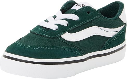 شاحنات الشاحنات Brooklyn LS Slip-on Shoes ، Suede/Canvas Emerald ، 2 in Kuwait