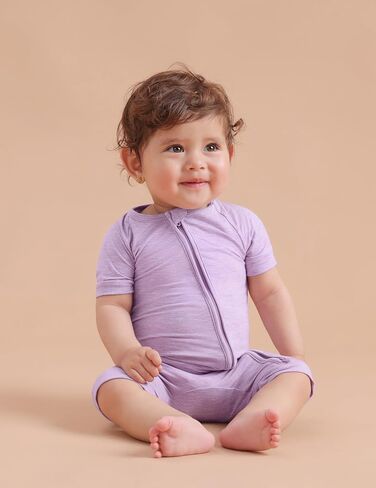 Bamboo Viscose Baby Romper 2 Way Stipper Short Sleeve Bodysuit Soft Loving Baby Baby Toddler One Point in Saudi Arabia