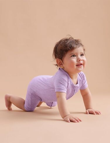 Bamboo Viscose Baby Romper 2 Way Stipper Short Sleeve Bodysuit Soft Loving Baby Baby Toddler One Point in Saudi Arabia