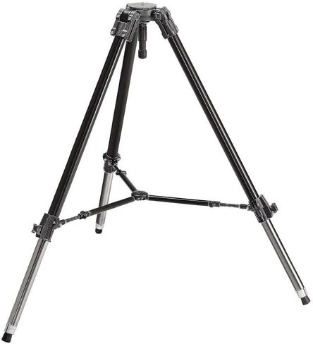 Manfrotto 528xB 100mm Bowl 1 مرحلة 1 مرحلة ثقيلة محترف الفيديو ترايبود (أسود) in Saudi Arabia