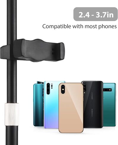 ZJchao Desktop LED Video Light Panel 12W Soft Light Adjustable Stand Phone Holder USB Powered (2-Pack) in Kuwait