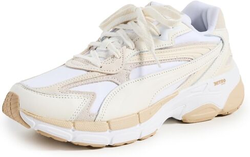 PUMA WOMENS TEVERIS NITRO SELFLOVE LACE UP أحذية أحذية غير رسمية - أبيض in Kuwait