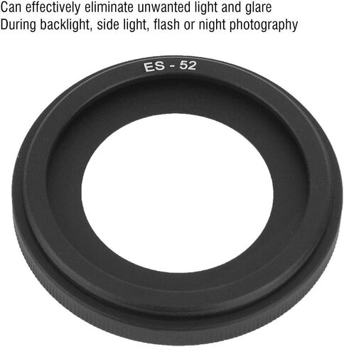 Yoidesu ES - 52 Aluminium Alloy Lens Hood Len Shade Lens Cover for EF - S 24mm f / 2.8 & EF 40mm f / 2.8 with Easy Installation Light Protection in Saudi Arabia