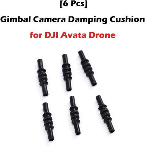 Original [6 Pcs] Gimbal Camera Damping Cushion for DJI Avata Drone Replacement Accessories Gimbal Shock Absorbing Rubber Ball Repair Parts for Avata UAV - New in Saudi Arabia