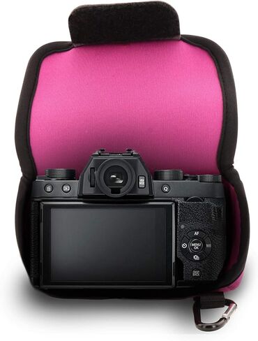 Megagear Mg1487 Fujifilm X-T100 (15-45mm) حالة كاميرا النيوبرين الفائقة-الأسود in Kuwait