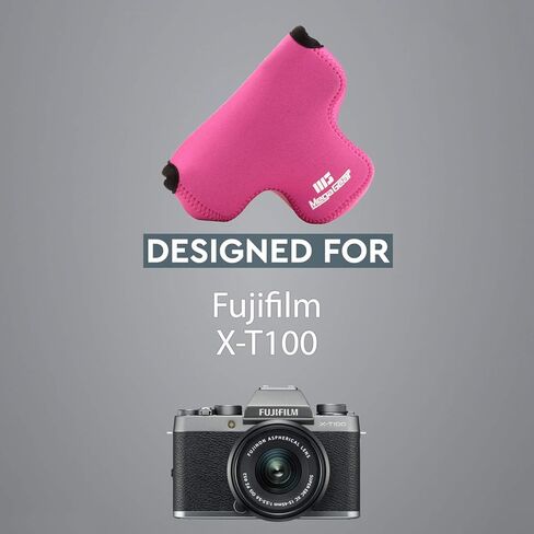 Megagear Mg1487 Fujifilm X-T100 (15-45mm) حالة كاميرا النيوبرين الفائقة-الأسود in Kuwait