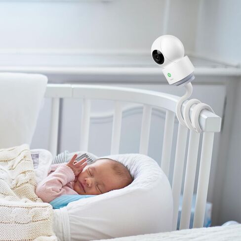 Clamp Mount Compatible with AOSU IndoorCam P1 and TP-Link Tapo MagCam Security Camera Without Tools or Wall Damage (White) in Kuwait
