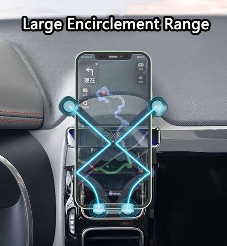 حامل هاتف السيارة لـ Citroen C5 Aircross 2017-2022 ، حامل قابل للتعديل 360 درجة ، قبضة آمنة ، سهلة الاستخدام ، خالية من اليدين للقيادة الآمنة ، التصميم اليومي المتين ، C Red in Kuwait