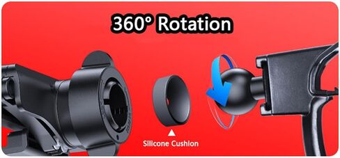 حامل هاتف السيارة لـ Citroen C5 Aircross 2017-2022 ، حامل قابل للتعديل 360 درجة ، قبضة آمنة ، سهلة الاستخدام ، خالية من اليدين للقيادة الآمنة ، التصميم اليومي المتين ، C Red in Kuwait