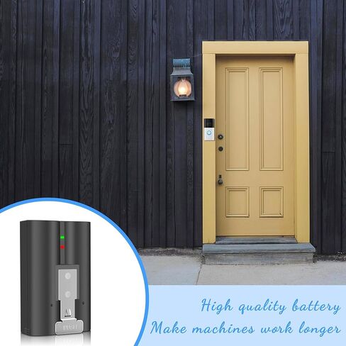 V4 6040mAh بطارية لقرار الباب الحلقي 2/3/3 Plus ،/4 ، Battery Doorbell Plus ، stick up cam ، stick up cam pro ، spotlight cam ، spotlight cam plus ، spotlight cam pro ، peaphole cam in Kuwait