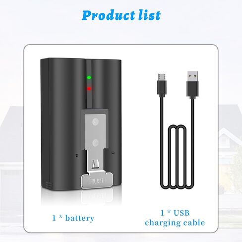 V4 6040mAh بطارية لقرار الباب الحلقي 2/3/3 Plus ،/4 ، Battery Doorbell Plus ، stick up cam ، stick up cam pro ، spotlight cam ، spotlight cam plus ، spotlight cam pro ، peaphole cam in Kuwait