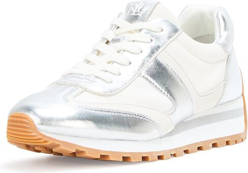 Lauren Ralph Lauren Women's Dani Metallic Leather & Suede Sneaker in Saudi Arabia