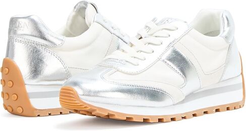 Lauren Ralph Lauren Women's Dani Metallic Leather & Suede Sneaker in Saudi Arabia
