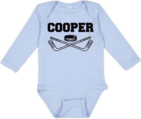 Hockey Cooper Long Sleeve Baby Infant Bodysuit in Saudi Arabia