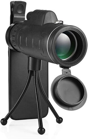 HD Digital Telescope Monoculars Compact Monocular Telescope Lightweight HD Clear Bright Images Optics Scope with Phone Mount Adapter Tripod for Adult Bird Watching Outdoor Hunting Travel in Saudi Arabia