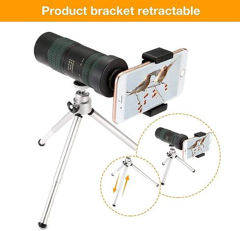 24x30 Monocular Telescope,8X-24X Dual Focus Optics Zoom Telescope,Retractable Portable Monocular for Birdwatching, Traveling, Outdoors, Sightseeing, Sport in Saudi Arabia