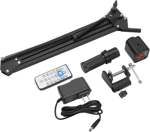 Fafeicy USB Microscope 24mp 2k قوس قابلة للتعديل تغطية عالية المختبر الصناعي AC (قابس الولايات المتحدة) in Kuwait