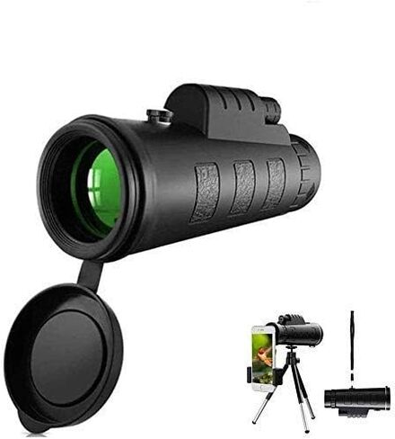 40x60 Ed Glass Monocular Ultra HD Multi Multi Coated Bak4 Prism for Wildlife Bird Watching Camping Travel Wildlife Secenery ، Telescope Monocular in Saudi Arabia