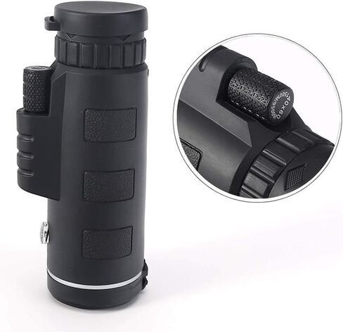 Telescope 40X60 Monocular Telescope Night Vision Hd High Power Mobile Telescope Fully Versatile Coated Optical Glass Lens + Phone Clip+Tripod in Saudi Arabia