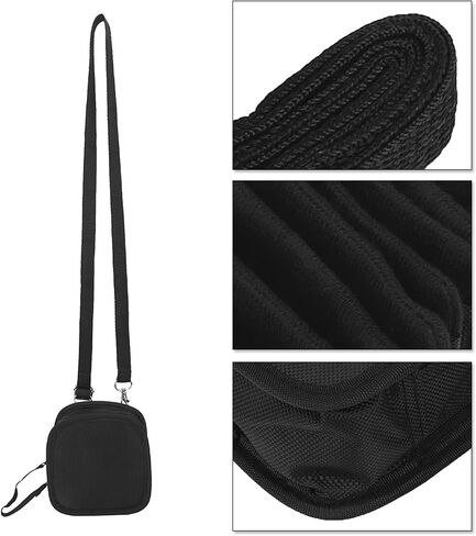 aqxreight 9 Slots Bag Nylon Case Wallet Pouch Camera Accessory with Shoulder Strap in Saudi Arabia