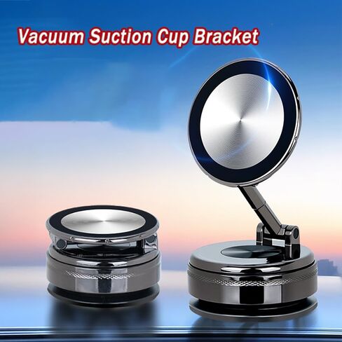 Magnetic Car Phone Holder for Subaru Legacy 2010-2025 Sedan 5-Seater, Vacuum Suction Ultra-Stable Vertical/Horizontal Rotation Car Mount,Grey in Kuwait