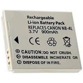 Synergy quality, 3yr warranty, replacement for Canon NB4L. 900mAh in Kuwait