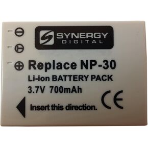 SDNP30 Lithium-Ion Rechargeable Battery - Ultra High Capacity (3.7V 700 mAh) - Replacement for Fuji NP-30 Battery For Fujifilm FinePix F440, F450, F455 in Kuwait