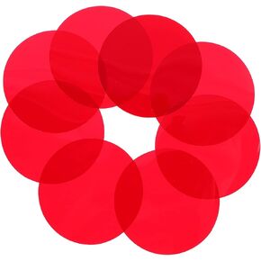 Homoyoyo 10pcs غروب الشمس الملونة الغلاف الجوي فاتح فيلم Red Color Correction Filters لتأثيرات إضاءة التصوير وتزيين المزاج in Kuwait