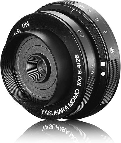 MO100M 28-28mm f/6.4-22 Fixed Prime MoMo 100 Soft Focus Lens for Micro 4/3, Black in Saudi Arabia