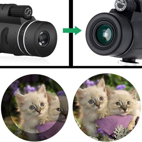 Portable 12x40 HD Monocular Telescope Mobile Phone Camera Telescope with Tripod for Adult Bird Watching Outdoor Hunting Travel Sightseeing Monocular Telescope in Saudi Arabia