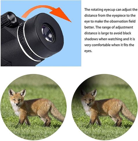 12x50 High Power Life Waterproof BAK4 Prism FMC Lens Monocular Telescope Compact Monocular with Smartphone Adapter and Tripod and Light Monocular Telescope in Saudi Arabia