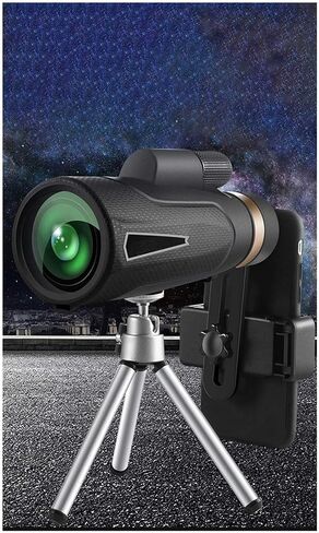 تلسكوب أحادي ، 10x50telescopes ، الضوء المنخفض عالي الطاقة عالي القوى ، تم تجهيز أحاديات الحادة مع حامل هاتف ترايبود تلسكوبي. التلسكوب البالغ مناسب للعرض والسفر ، in Kuwait