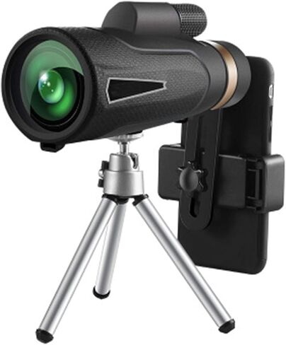 تلسكوب أحادي ، 10x50telescopes ، الضوء المنخفض عالي الطاقة عالي القوى ، تم تجهيز أحاديات الحادة مع حامل هاتف ترايبود تلسكوبي. التلسكوب البالغ مناسب للعرض والسفر ، in Kuwait