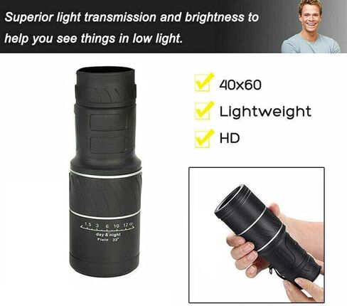 16x52 HD High Magnification Monocular Telescope Wide Angle Optical Glass Waterproof Coated in Saudi Arabia