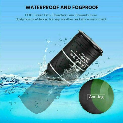 16x52 HD High Magnification Monocular Telescope Wide Angle Optical Glass Waterproof Coated in Saudi Arabia