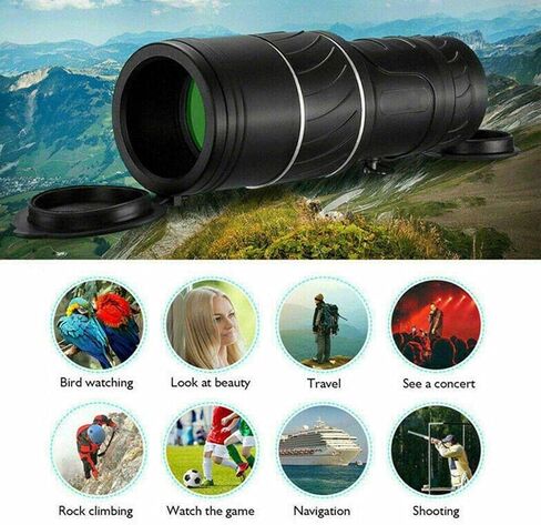 16x52 HD High Magnification Monocular Telescope Wide Angle Optical Glass Waterproof Coated in Saudi Arabia