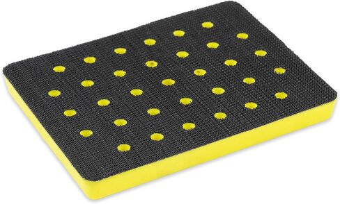 TGR 3" x 4" Sanding Backup Pad - Made in USA (Vacuum Hook Face) in Saudi Arabia