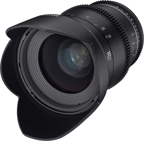 Samyang 35mm T1.5 عالية السرعة واسعة الزاوية VDSLR MK2 Cine Lens لـ Sony E ، Sydsx35-E (متجدد) in Kuwait